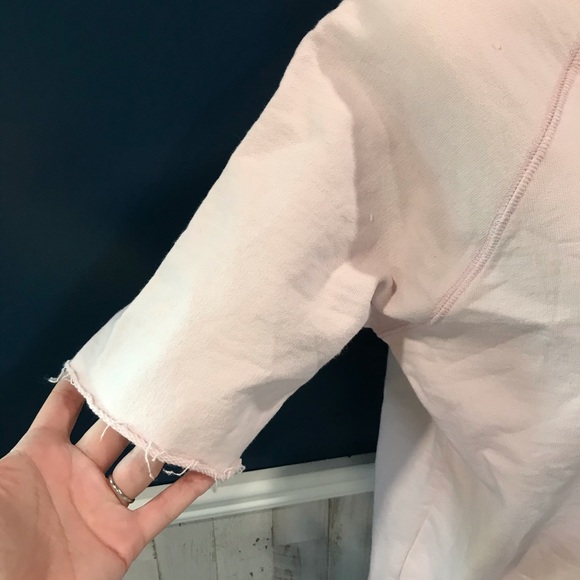 J Crew X Prinkshop Pink Upcycled Sweatshirt - Picture 3 of 6